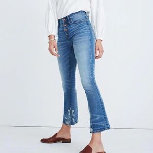 Madewell Cali Demi-Boot Crop Jeans